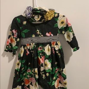 Adorable Little Girls Mustard Pie Dress 4T